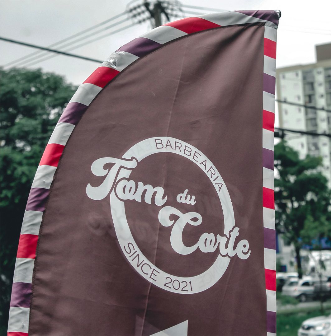 Bandeira Tom du Corte Barbearia since 2021