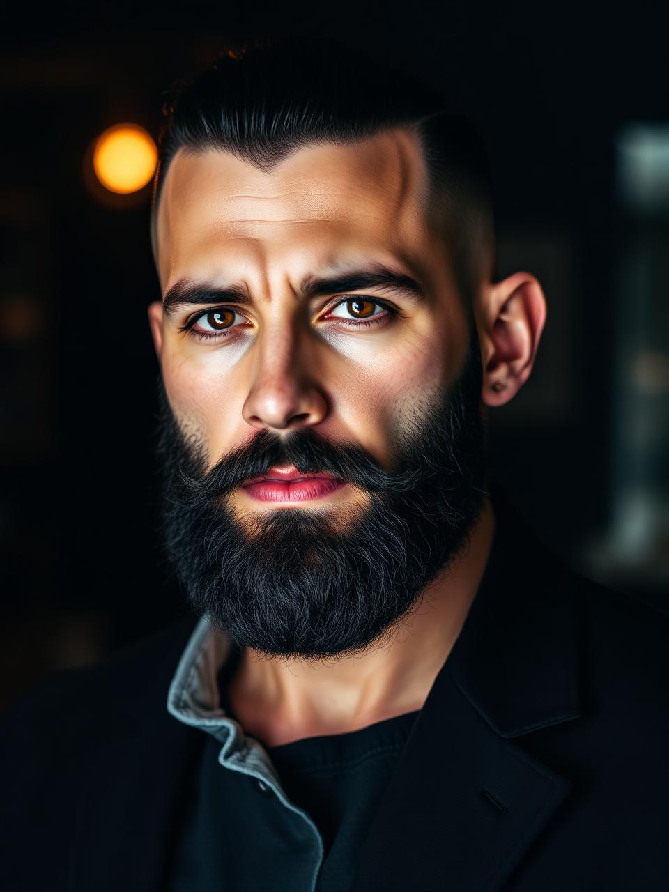 Slick Back & Beard